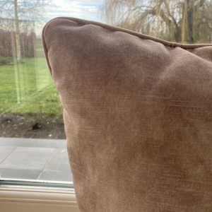 Kussen Velvet Adore  Taupe 50x50cm